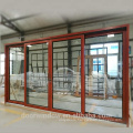 Doorwin office partition door 2018 latest super wide heavy duty lift slide glass door for entrance